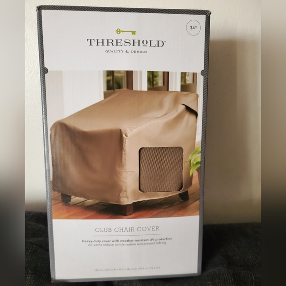 Threshold Club Chair Cover Color: Brown (New) - Picture 1 of 1
